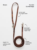 Leash for Belt – mini & small dogs