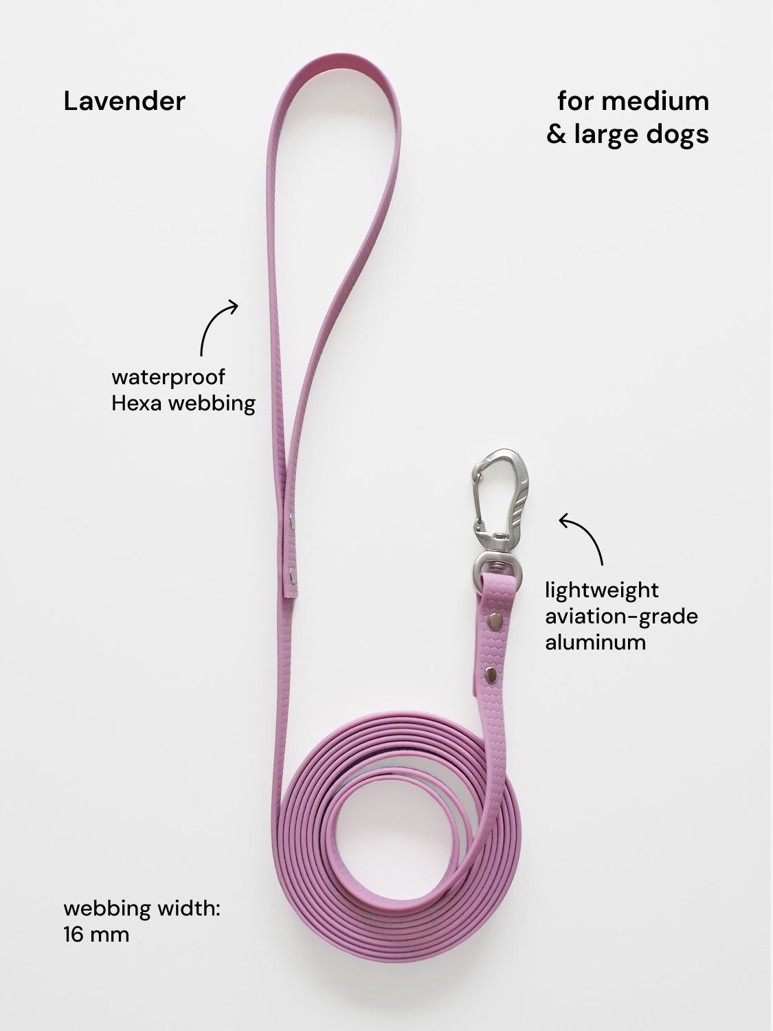 Waterproof Leash – medium & large dogs