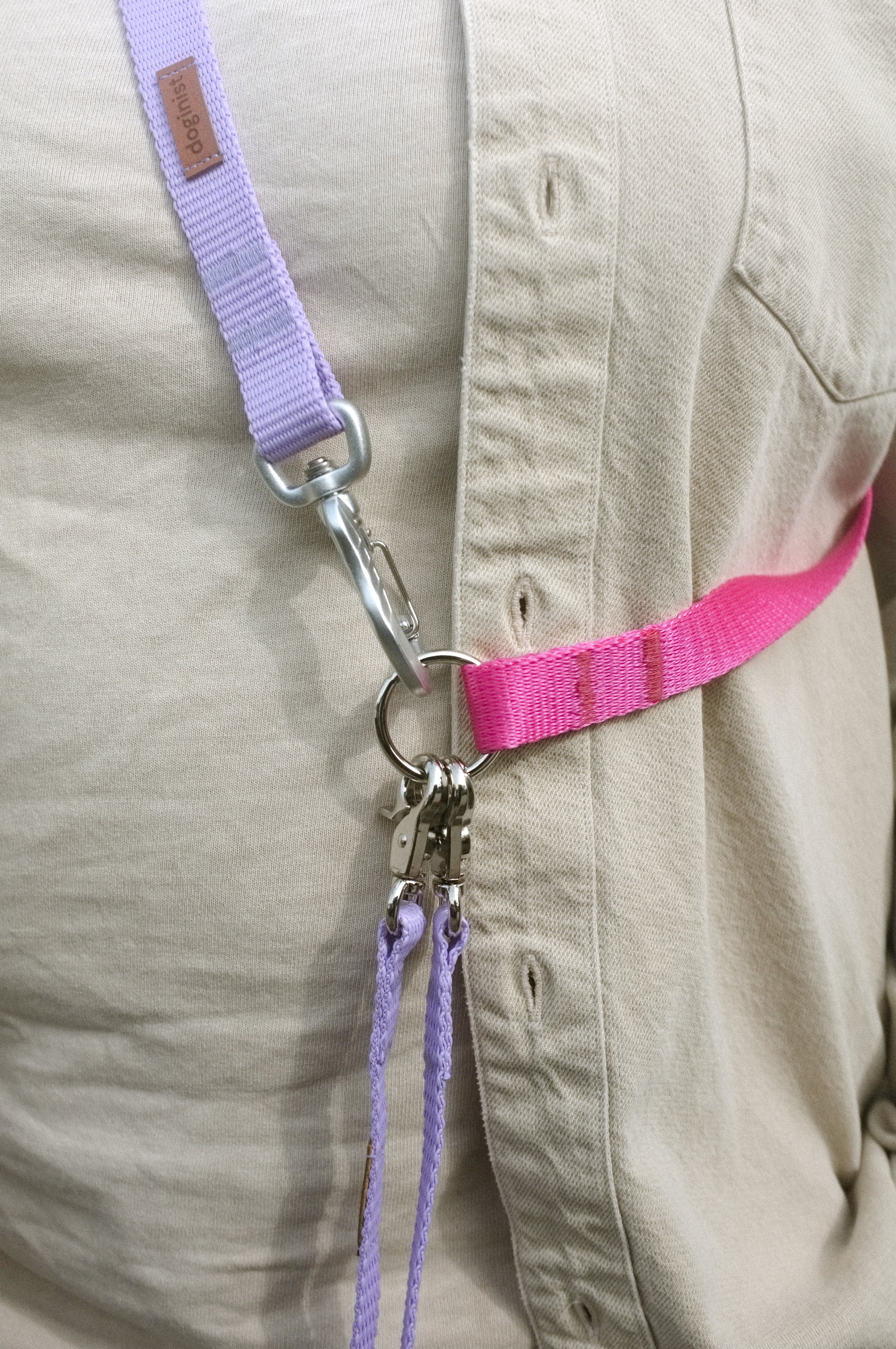 Lavender Leash for Belt