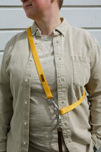 Yellow Hands-Free Walking Belt